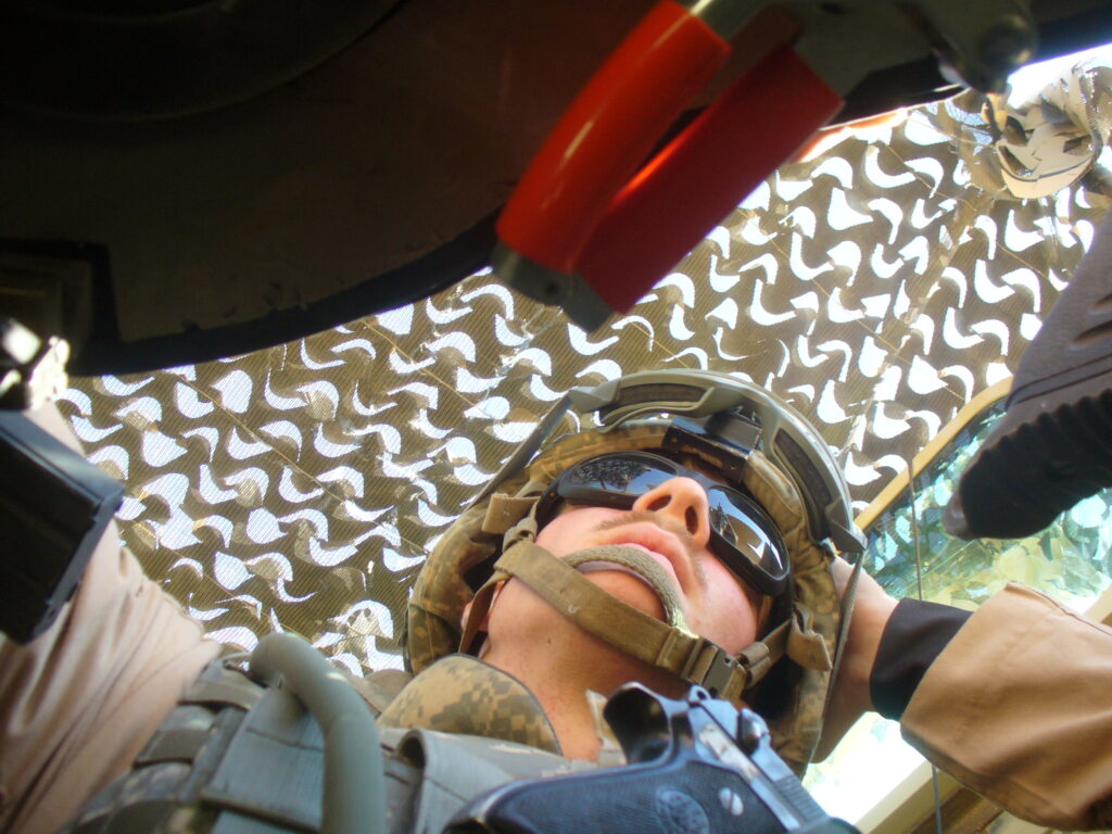 Will in turret in Iraq Will in turret in Iraq